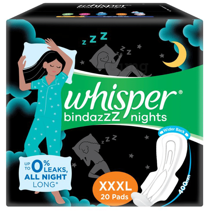 Whisper Bindazzz Nights Pads XXXL