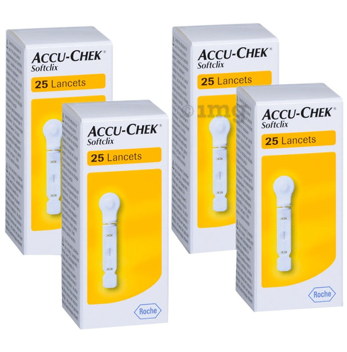 Accu-Chek Softclix 100 Lancet (Pack of 4)