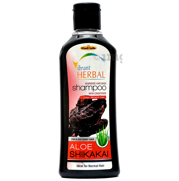 Vibrant Herbal Shampoo with Conditioner Aloe Shikakai
