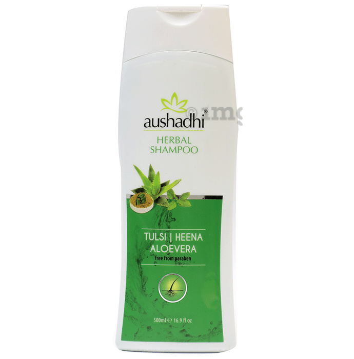 Aushadhi Tulsi, Heena & Aloe Vera Herbal Shampoo