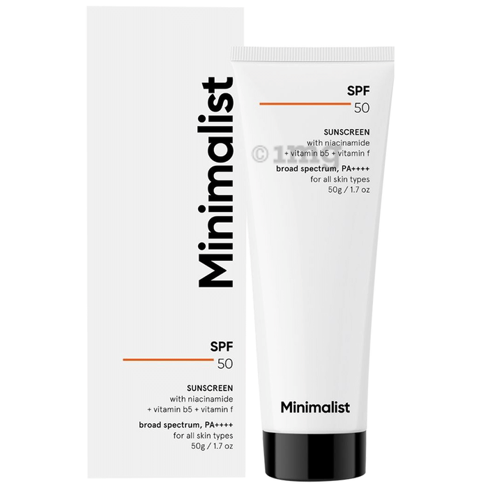 Minimalist SPF 50 PA++++ Sunscreen | No Whitecast and Contains Multi Vitamins