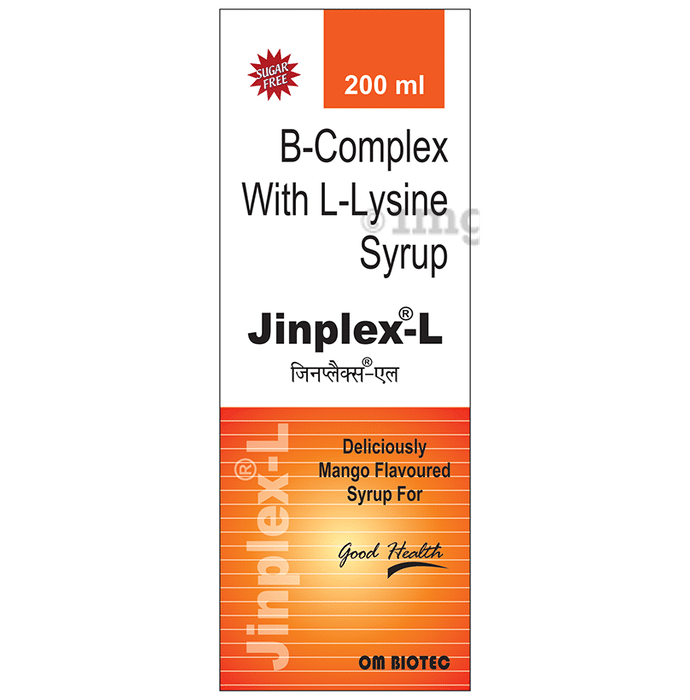 Om Biotec Jinplex-L Syrup Sugar Free