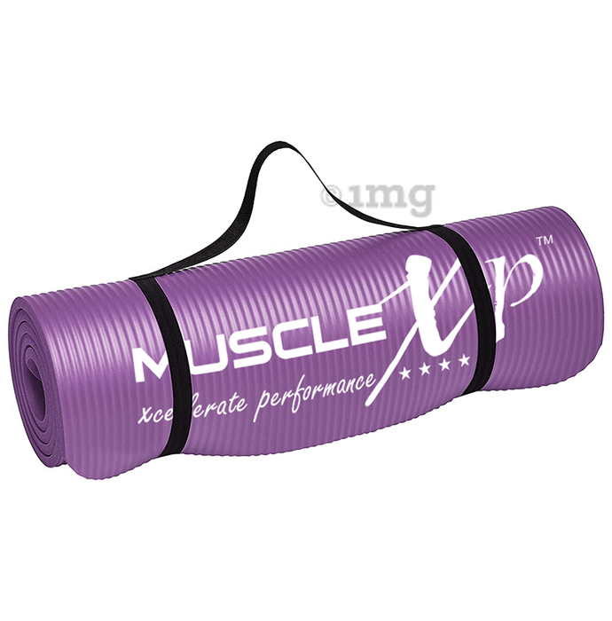 MuscleXP Yoga Mat 10mm Purple