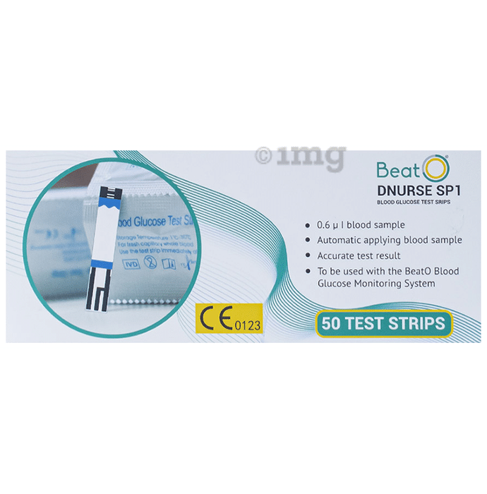 BeatO DNurse SP1 Blood Glucose Test Strip (50 Each)