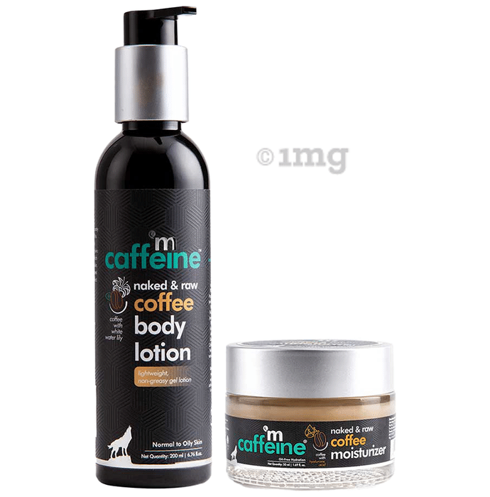 mCaffeine Combo for Complete Winter Care (Coffee Body Lotion 200ml & Coffee Moisturizer 50ml)