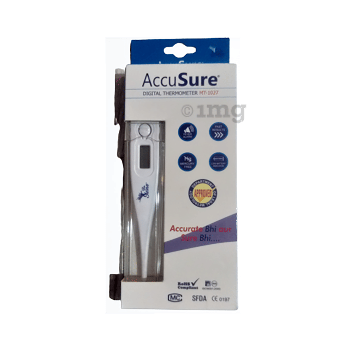 AccuSure MT 1027 Digital Thermometer Buy box of 1 Unit at best price
