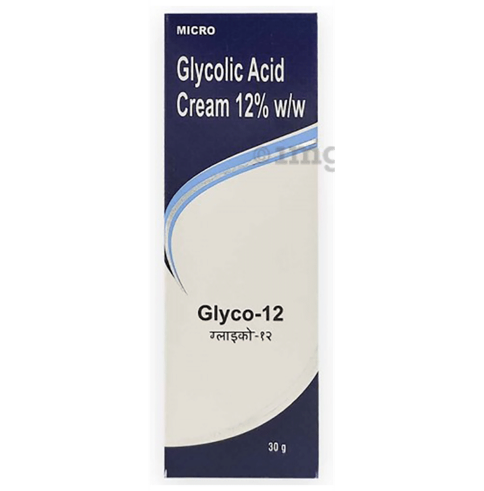 Glyco-12 Glycolic Acid Cream | For Dry Skin, Acne & Hyperpigmentation