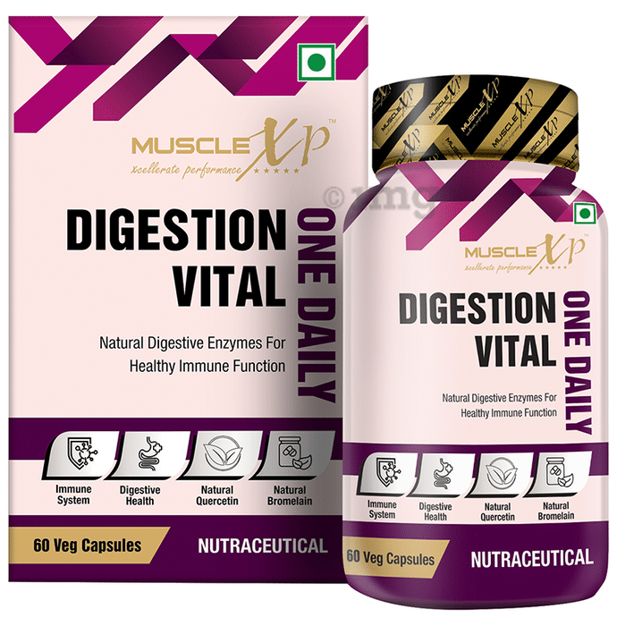 MuscleXP Digestion Vital One Daily Veg Capsule (60 Each)