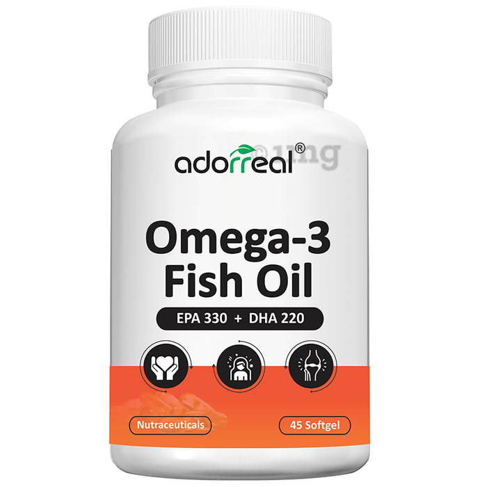 Adorreal Omega-3 Fish Oil EPA 330 + DHA 220 Softgels