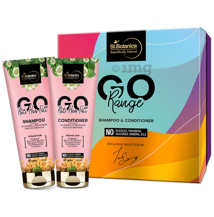 St.Botanica Anti Hairfall Go Range Shampoo & Conditioner (200ml Each)