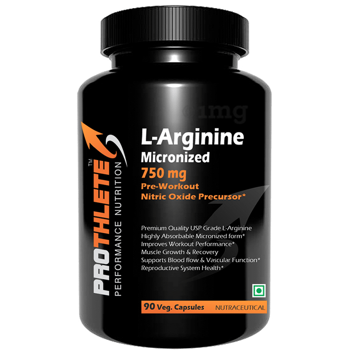 Prothlete L-Arginine Micronized 750mg Veg Capsule
