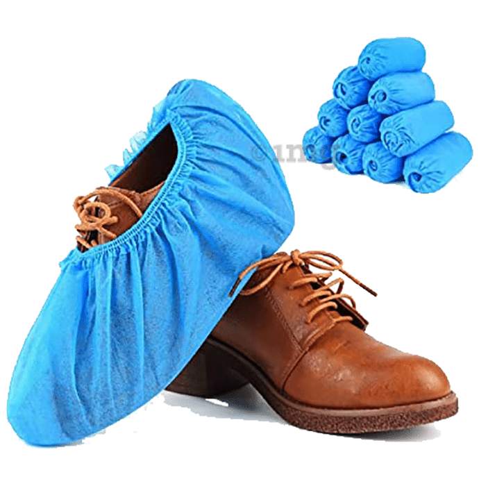 Medisafe Disposable Nonwoven Shoe Cover Blue