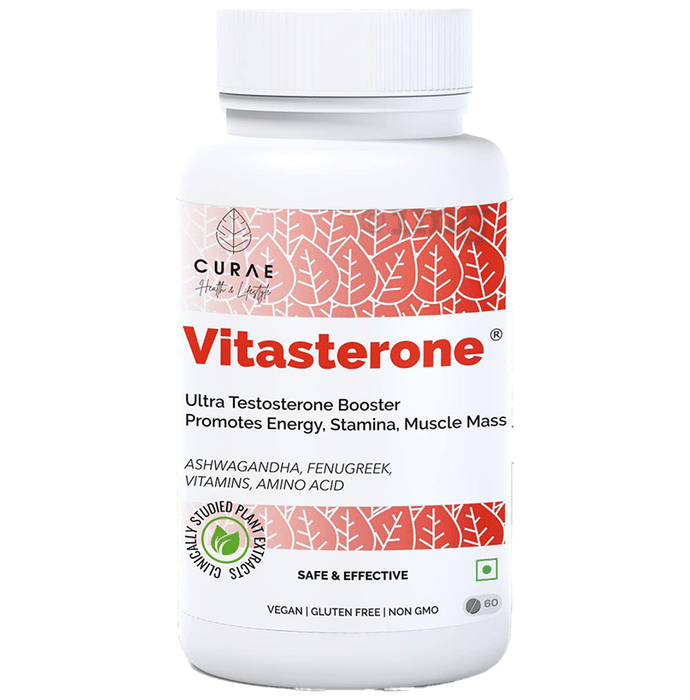 Curae Health & Lifestyle Vitasterone Ultra Testosterone Booster Tablet