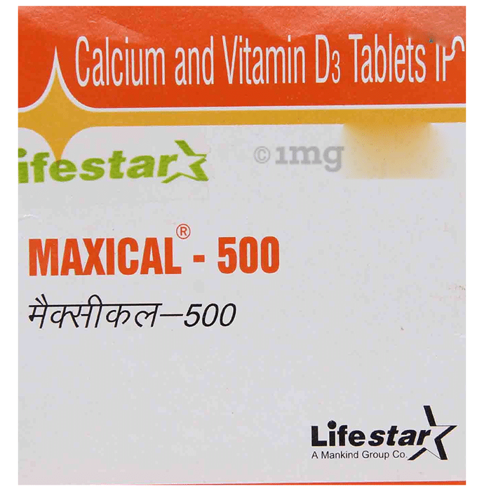 Maxical 500 Tablet For Bone, Joint and Muscle Care