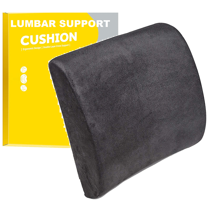 4V1 Lumbar Support Cushion Standard Black