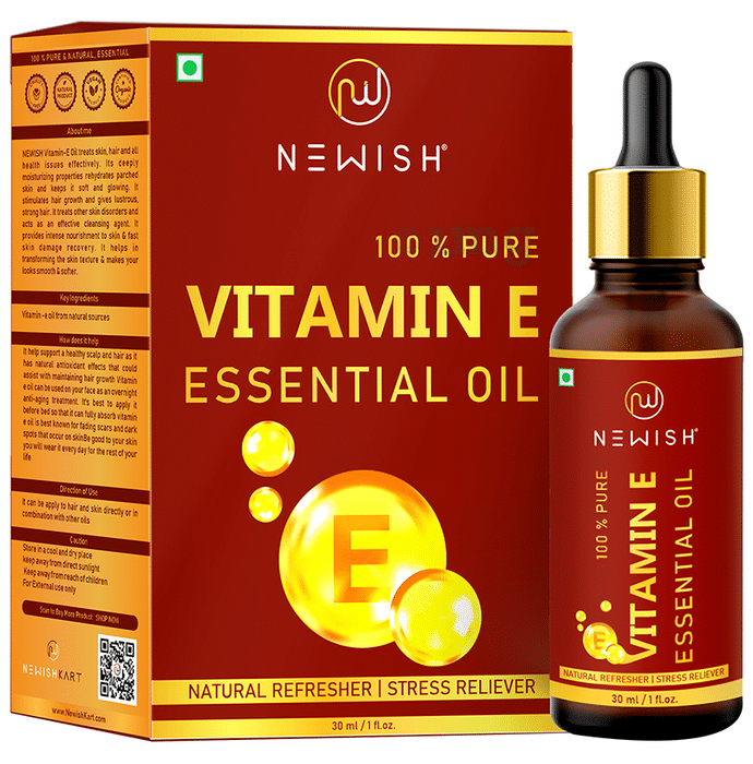 Newish Vitamin E 100% Pure Essential Oil