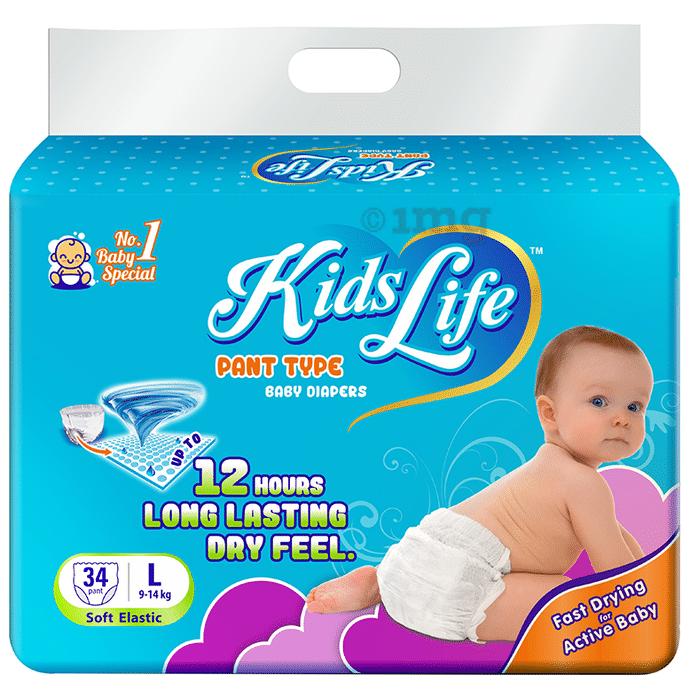 Kids Life Pant Type Baby Diaper Large