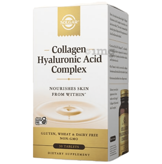 Solgar Collagen Hyaluronic Acid Complex Tablet