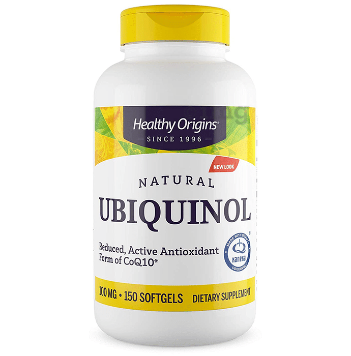Healthy Origins Natural Ubiqunol 100mg Softgel