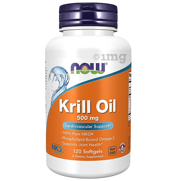 Now Foods Krill Oil 500mg Softgel | Supports Heart & Joint Health