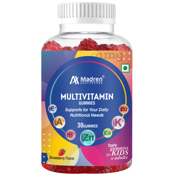 Madren Healthcare Multivitamin Gummies Strawberry