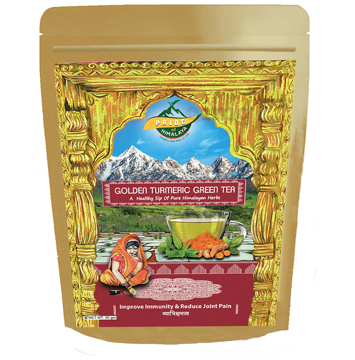 Pride Of Himalaya Golden Turmeric Green Tea