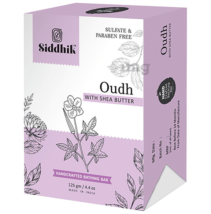 Siddhik Oudh with Shea Butter Handcrafted Bathing Bar