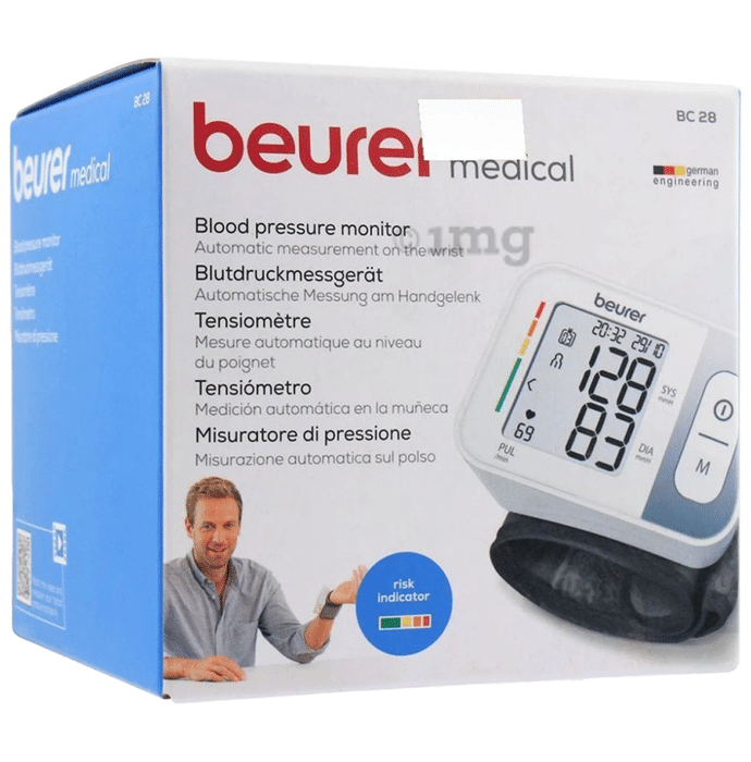 Beurer BC 28 Wrist Blood Pressure Monitor White