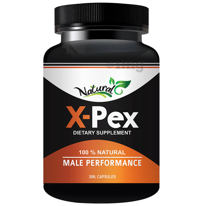 Natural X-Pex 100% Natural Male Performance Capsule