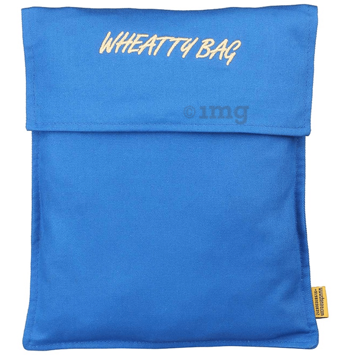 Shenaro Lifestyle's Cotton Organic and Eco-Friendly Pain Relief Wheat Bag Velvet Royal Blue
