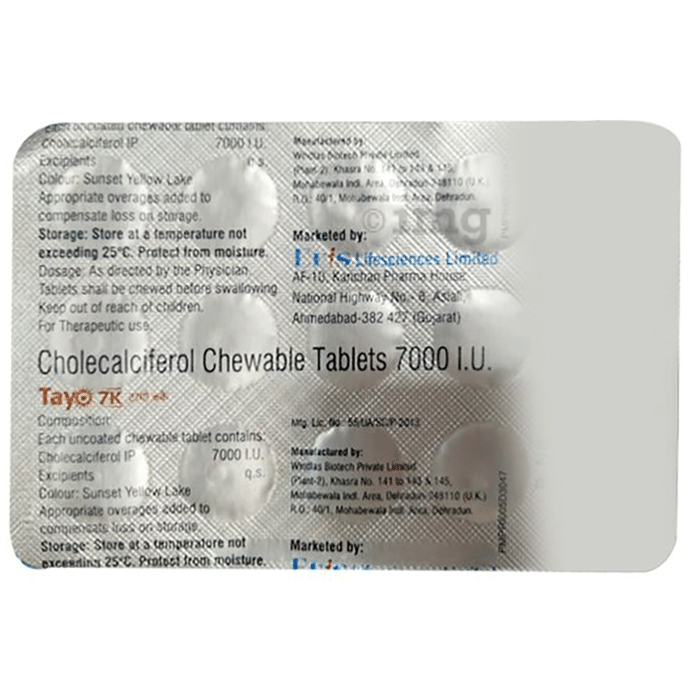 Tayo 7K Chewable Tablet