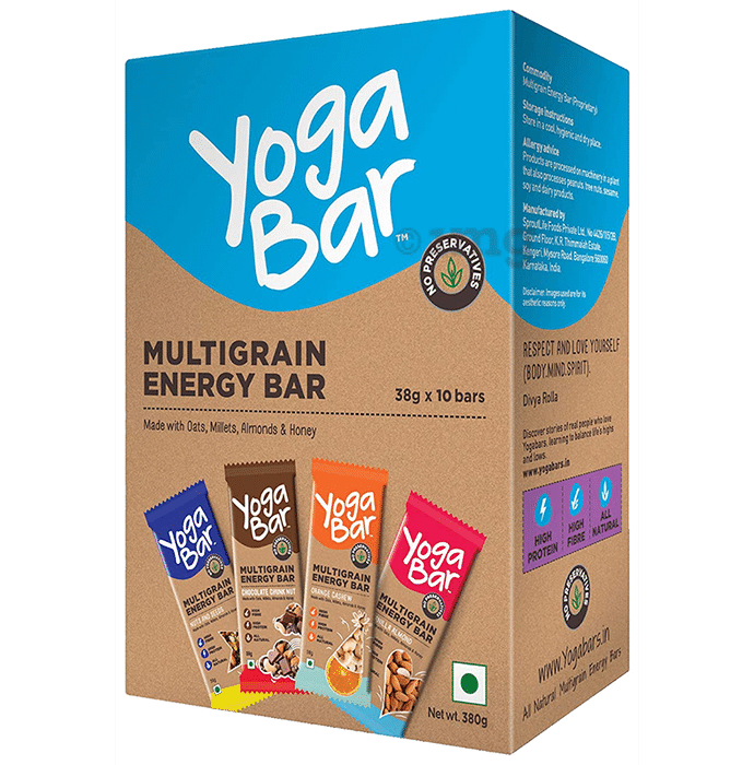 Yoga Bar Multigrain Protein Energy Bar | Flavour Variety
