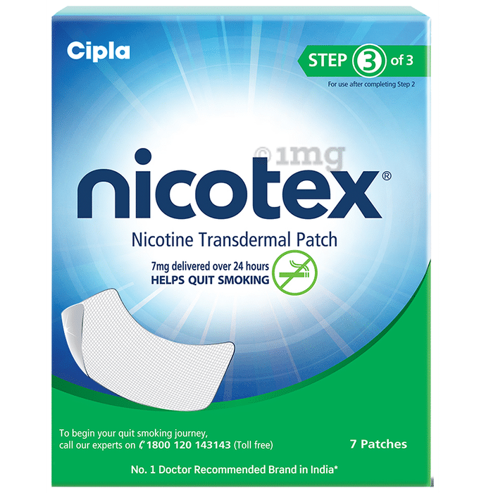 Nicotex 7mg Transdermal Patch