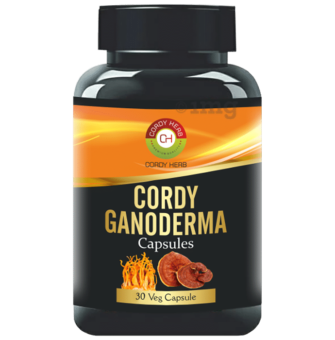 Cordy Herb Cordy Ganoderma Veg Capsule for Boost Immunity, Detox Rejuvenation & Anti-Oxidant Support, Ultimate Health & Nutrition Supplement