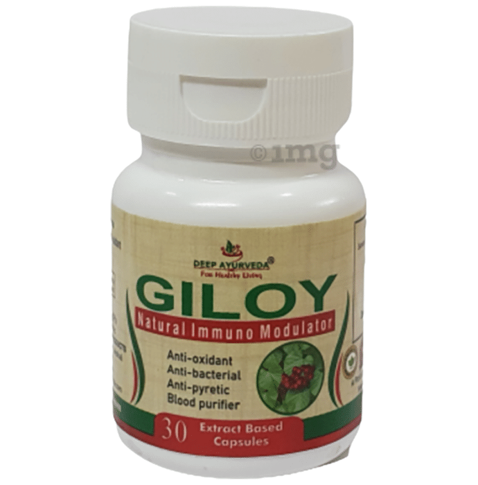 Deep Ayurveda Giloy Natural Immuno Modulator Extract Based Capsule