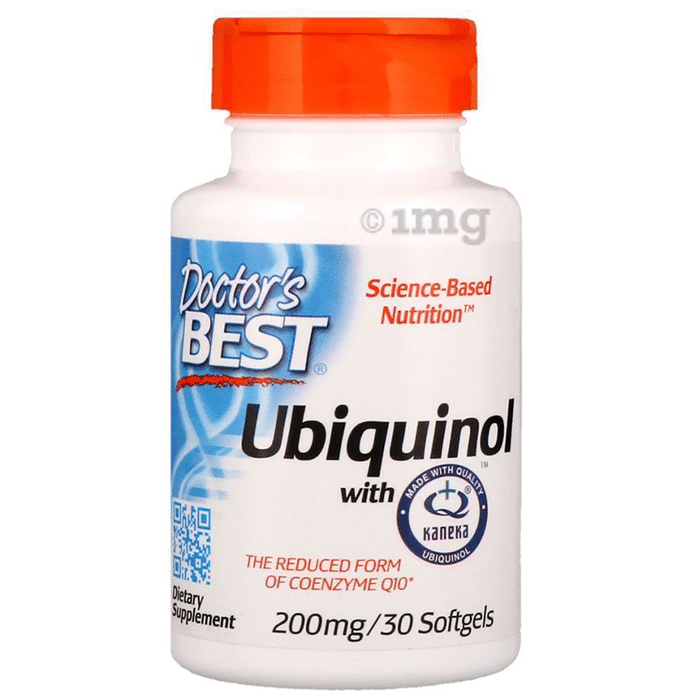 Doctor's Best Ubiquinol with Kaneka 200mg | Reduced Form of Coenzyme Q10