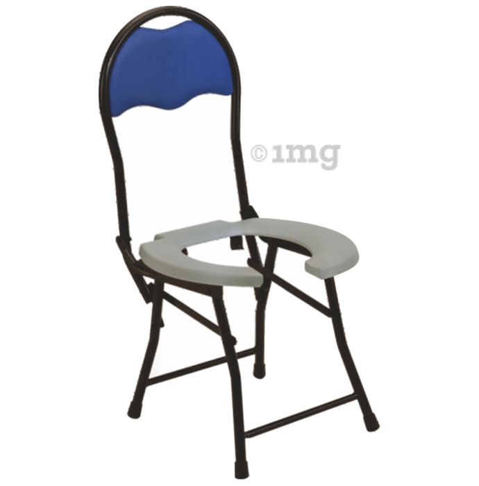 EASYCARE German Tech EC890A Foldable Commode Chair Multicolor
