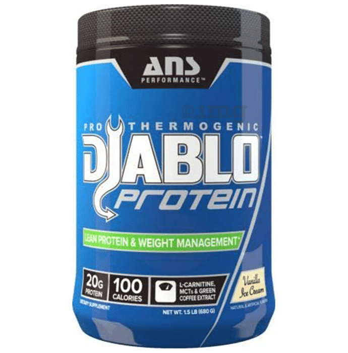ANS Performance Vanilla Icecream Pro Thermogenic Diablo Protein