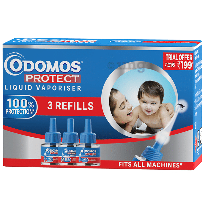 Odomos Protect Liquid Vaporiser (45ml Each) Refill