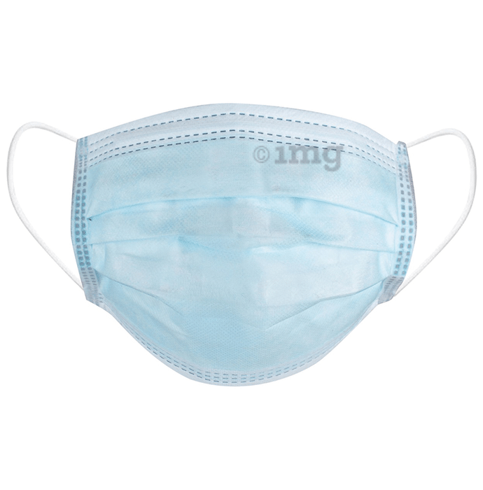 Patroncare 3 Ply Surgical Disposable Face Mask with Meltblown Filter & Nose Pin Mask