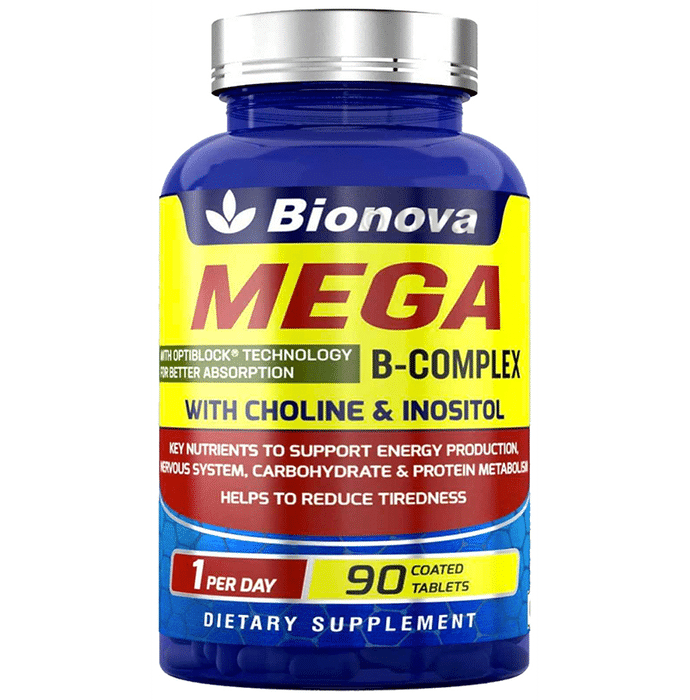 Bionova Mega B-Complex with Choline & Inositol Tablet