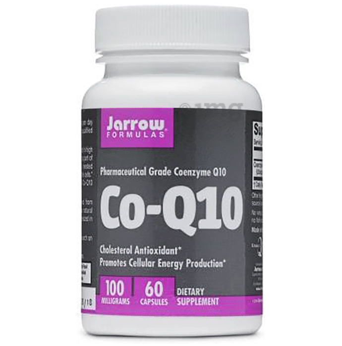 Jarrow Formulas Co-Q10 100mg Cholesterol Antioxidant Capsule |  For Cellular Energy Production Capsule