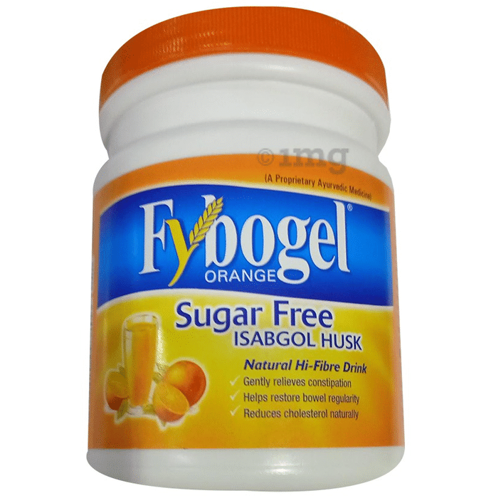 Fybogel  Hi-Fibre Isabgol Husk Sugar-Free Powder | Eases Constipation | Flavour Orange