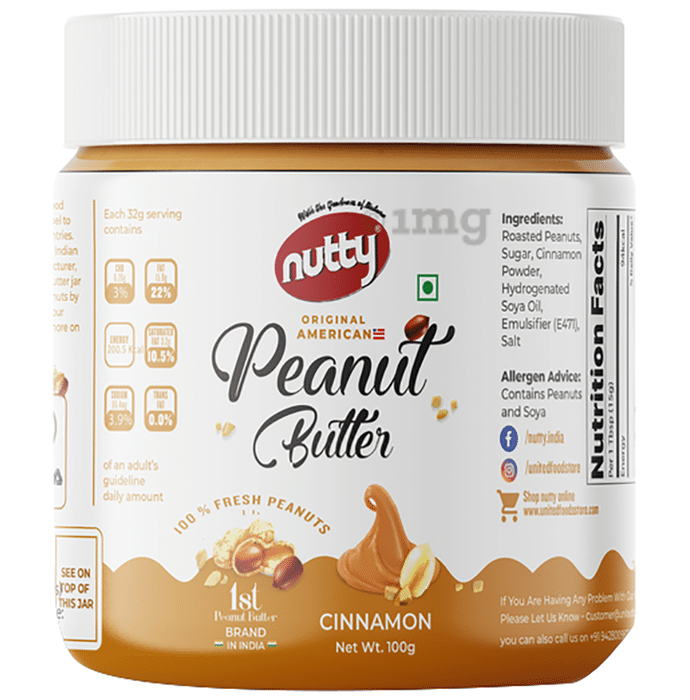 Nutty Original American Peanut | Butter Cinnamon