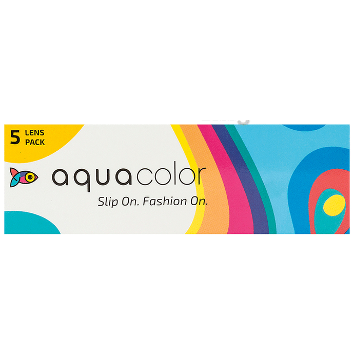 Aquacolor Daily Disposable Colored Contact Lens with UV Protection Optical Power -3.25 Envy Green