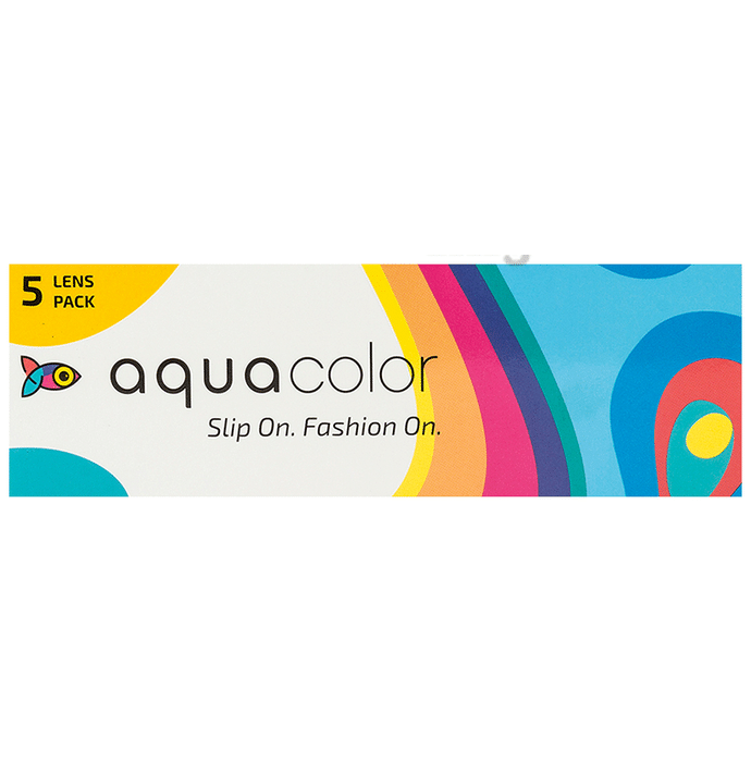 Aquacolor Daily Disposable Colored Contact Lens with UV Protection Optical Power -3.25 Envy Green