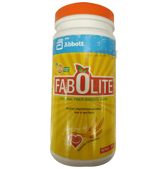 Fabolite Isabgol Husk Powder Orange Sugar Free