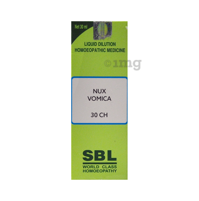 Combo Pack of SBL Nux Vomica Dilution 30 CH & SBL Carbo Vegetabilis Dilution 30 CH