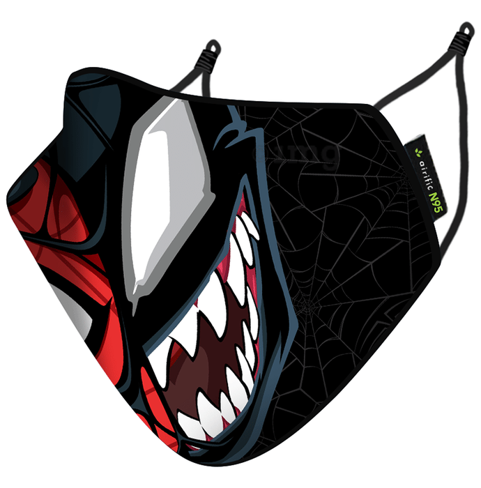 Airific Marvel N95 Face Covering Mask Medium Spidy Venom