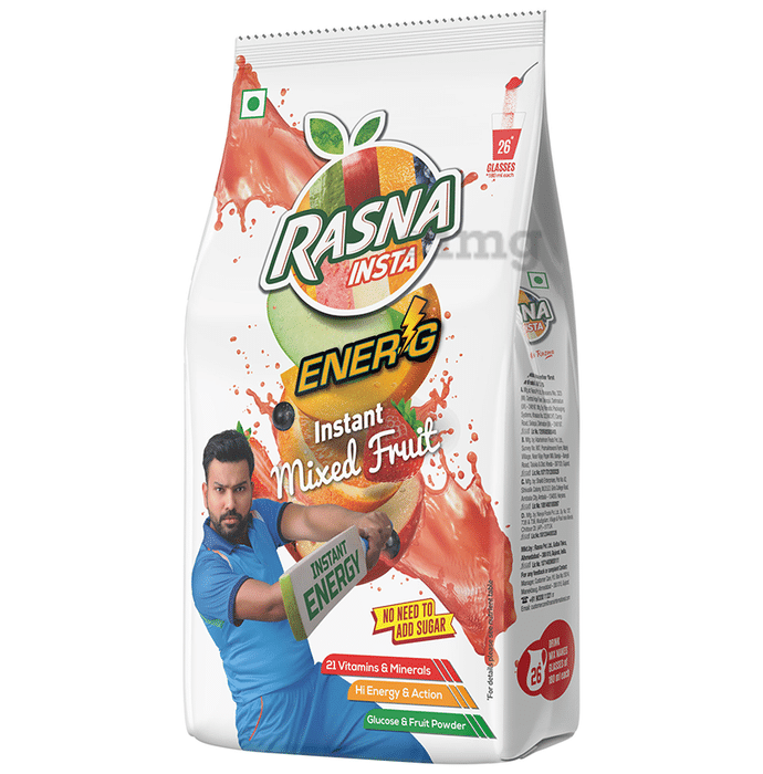 Rasna Insta with Glucose & Minerals | Flavour Instant Mixed Fruit